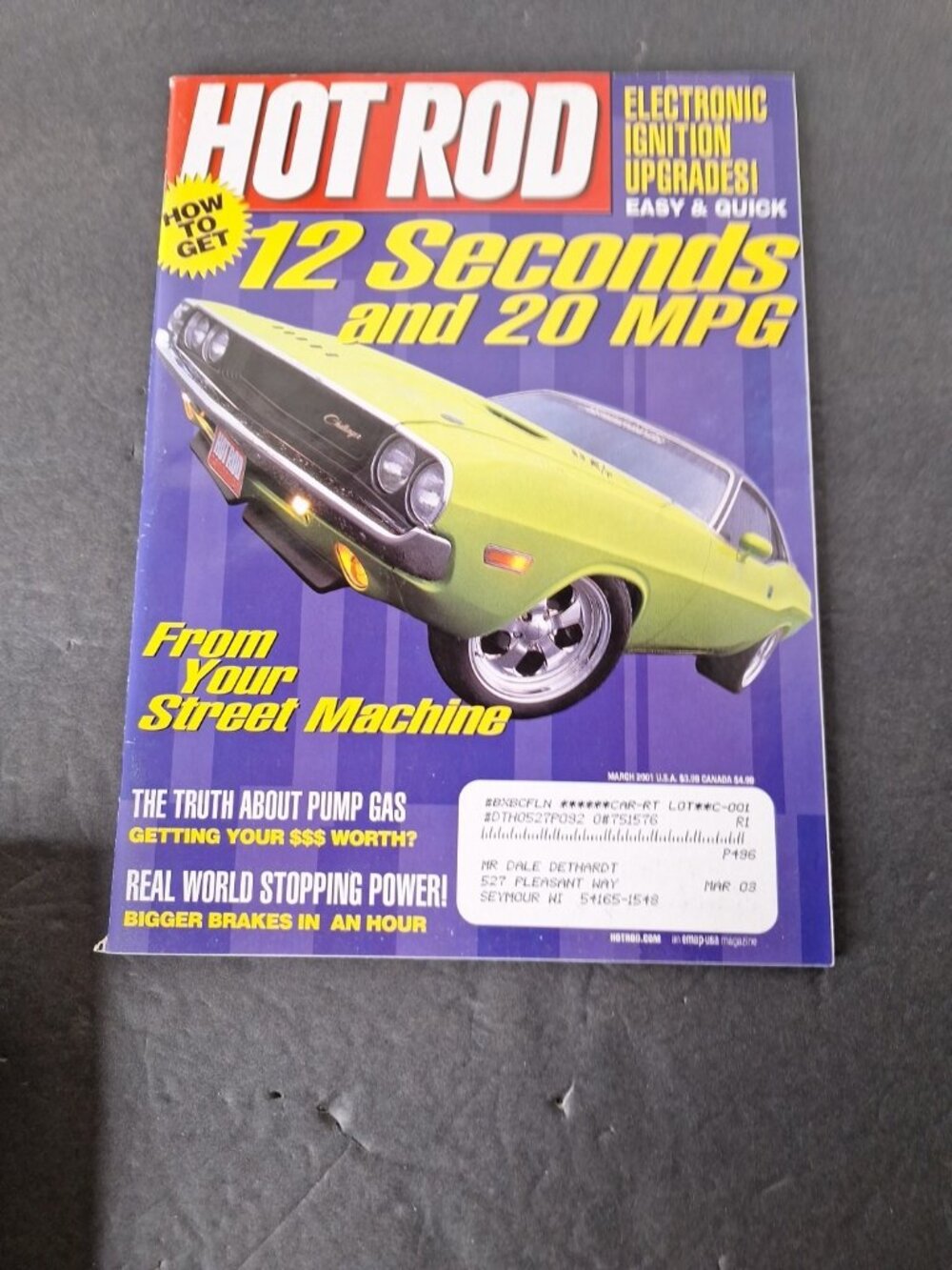 HOT ROD MAGAZINE FULL YEAR 2001.....COMPLETE TWELVE ISSUES JAN to DEC - Picture 11 of 13